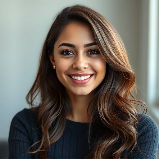 Foto de Carla Rodrigues, aluna de marketing de vídeo